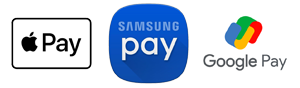 Apple Pay, Samsung Pay, Google Pay