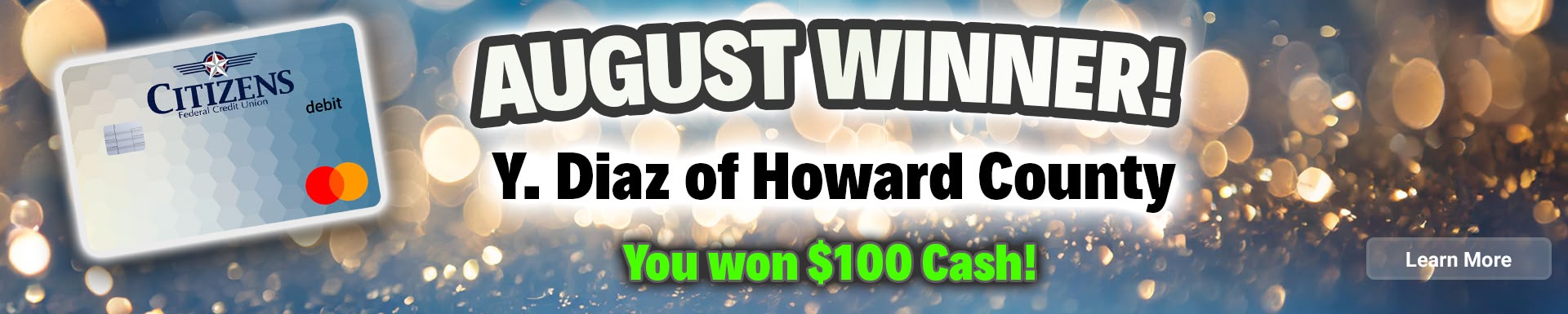 August Winner!