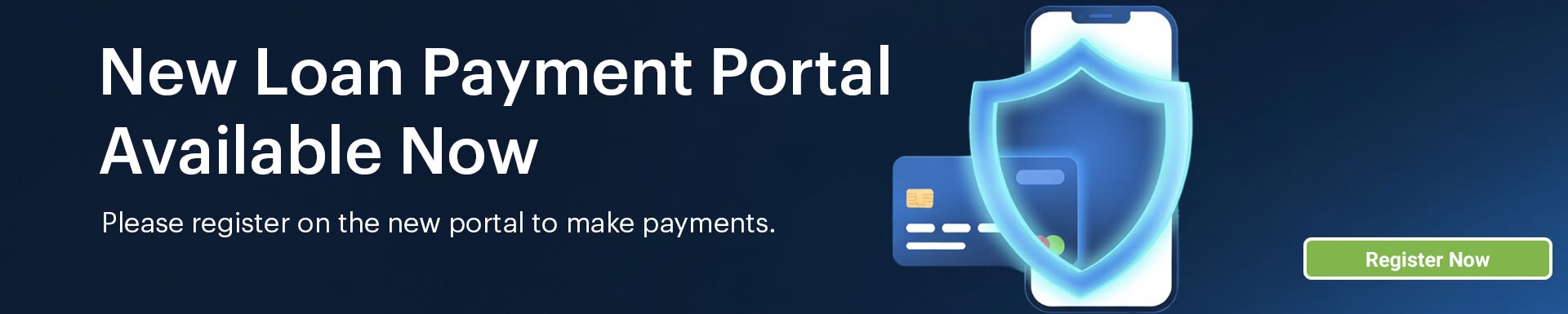 Register on the new portal.